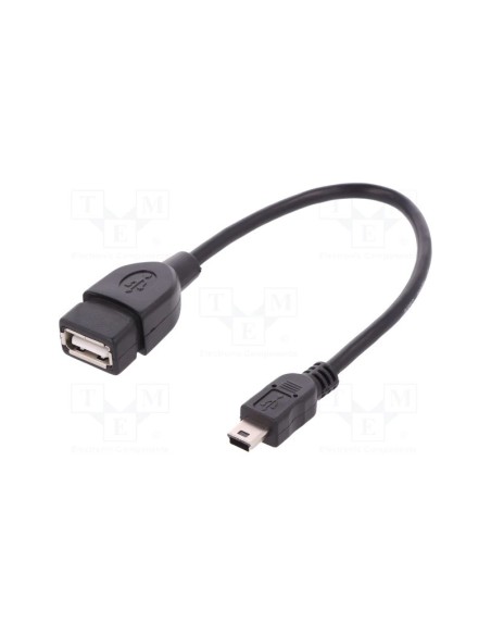CABLE USB A HEMBRA A MINI USB  M 20CM PN: USB A/H A MINI M EAN: 1000000000530   