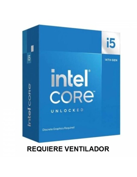 CPU INTEL S-1700    I5-14600KF KF 3.5GHZ BOX SIN VENTILADOR PN: BX8071514600KF EAN: 5032037278461