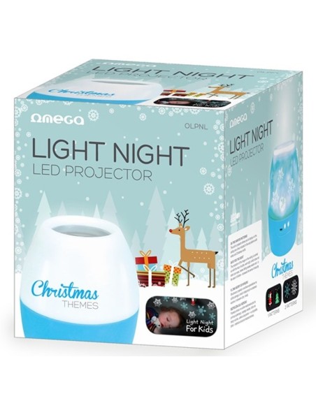LAMPARA LED  4X1W PROYECTOR    LIGHT NIGHT CHRISMAS OMEGA PN: OLPNL EAN: 5907595448758