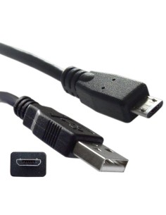 CABLE USB 2.0  1.8M A MICRO-B  USB  MACHO NEGRO PN: USB A...