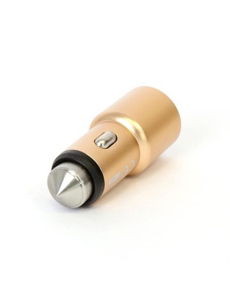 CARGADOR  5V COCHE 2 X USB OME GA METAL DORADO PN: OUCC2MG EAN: 5907595442503
