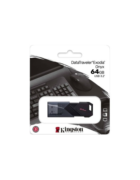 MEMORIA USB 3.2  64GB KINGSTON EXODIA ONYX PN: DTX0N/64GB EAN: 740617332605