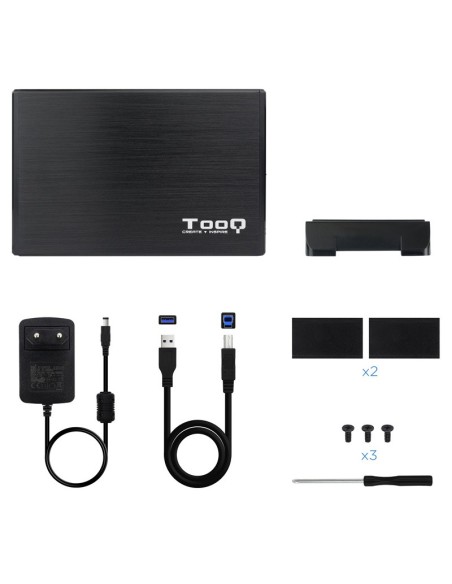 CAJA 3.5" USB 3.0 TOOQ   NEGRA TQE-3527B PN: TQE-3527B EAN: 8433281006867