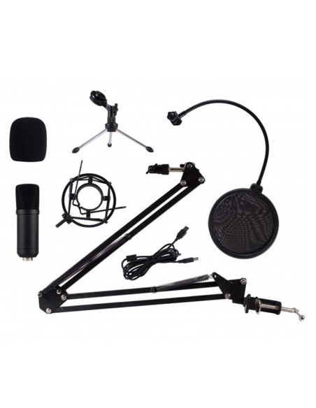 MICROFONO DE CONDENSADOR COOLB OOX COOL MASTER + TRIPODE PN: COO-MIC-CPD03 EAN: 8436556143793