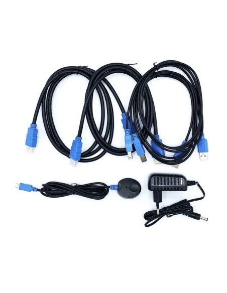 DATA SWITCH AISENS A111-0400   USB, HDMI 4K PN: A111-0400 EAN: 8436574704136