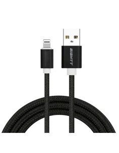 CABLE USB 2.0  1 M A LIGHTNING CARGA TRENZADO IPHONE...