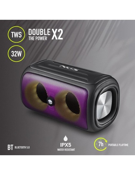 ALTAVOZ BT NGS ROLLER BEAST    NEGRO PN: ROLLER BEASTBALC EAN: 8435430621693