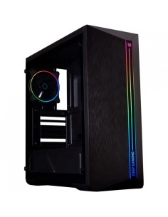 CAJA GAMING GDC200 RGB NEGRA   LATERAL CRISTAL TEMPLADO...
