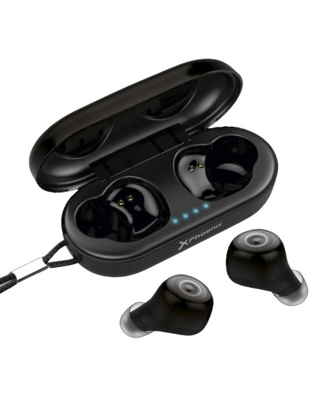 AURI + MIC BT PHOENIX EARBUDS  TPRO NEGROS TACTILES + BASE PN: PHEARBUDSTPRO EAN: 8436583231074