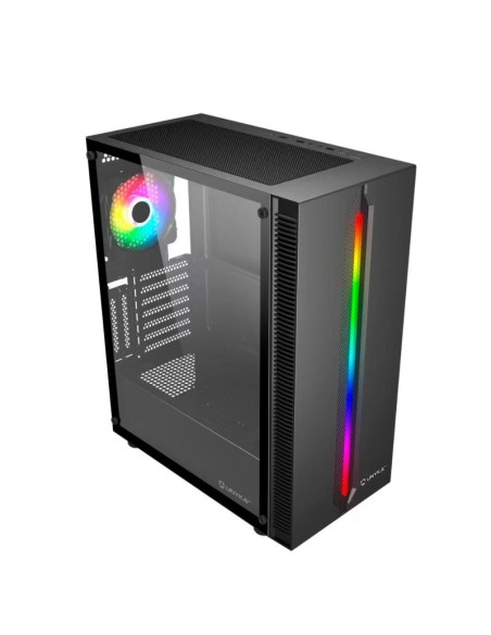 CAJA GAMING ARMOR LUMINA 205B  NEGRA SIN FUENTE PN: UK511210 EAN: 8436617920332