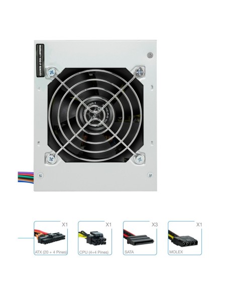 FUENTE  500W/20A SFX MICRO ATX  TOOQ PN: TQEP-500S-SFX EAN: 8433281007376