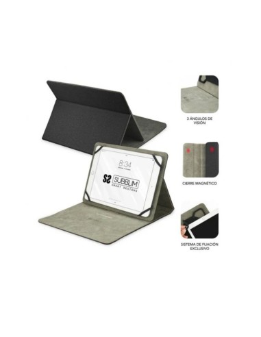 FUNDA 9.6"-11" SUBBLIM CLEVER  STAND NEGRO PN:...