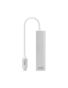 ADAPT. USB TYPE C A ETHERNET   GIGABIT + 3X USB 3.0 PLATA...