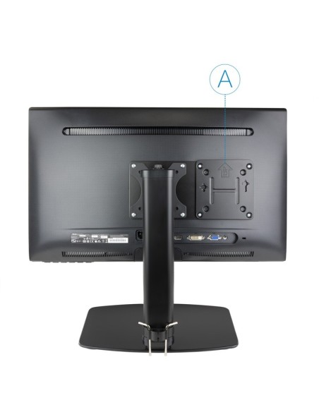 SOPORTE VESA PARA MINIPC/NUC/  BAREBONE 75X75/100X100 NEGRO PN: TCCH0007-B EAN: 8433281010093