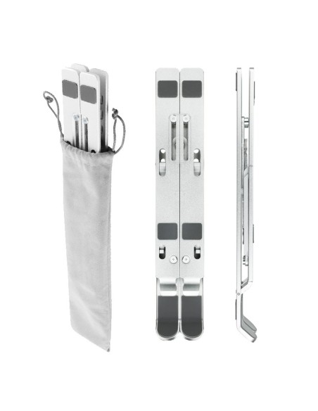 SOPORTE PORTATIL PLEGABLE TOOQ ALUMINIO PN: TQLRS0033-AL EAN: 8433281010055