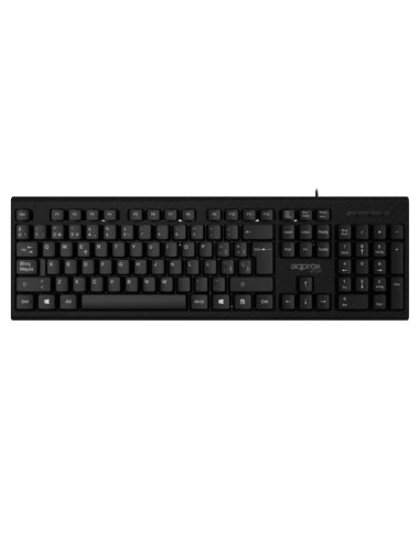TECL+RAT USB APPROX MX235 NEGR O PN: APPMX235...