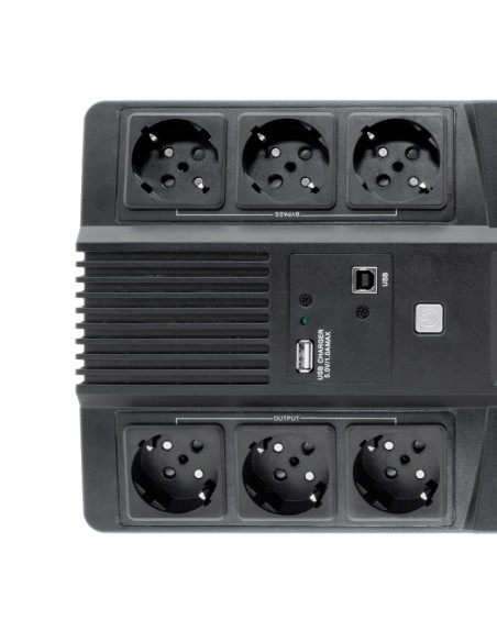 SAI 800VA COOLBOX SCUDO3 LCD   480W NEGRO PN: COO-SAISCU3-800 EAN: 8437012429215