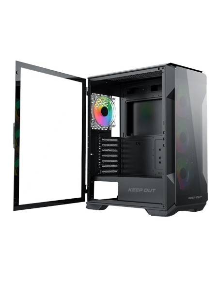 CAJA GAMING KEEP OUT XC-901    NEGRA PN: XC-901 PRO EAN: 8435099533436