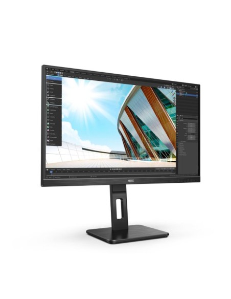 MONITOR  27" AOC LED 27P2Q     FHD MULTIMEDIA REGULABLE ALTUR PN: 27P2Q EAN: 4038986187329