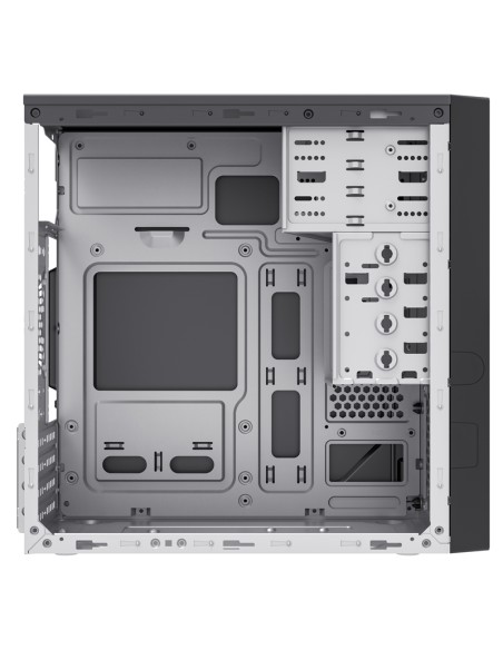 CAJA MICRO ATX UNYKA AERO C12  V2 NEGRA SIN FUENTE PN: UK52110V2 EAN: 8436617921018