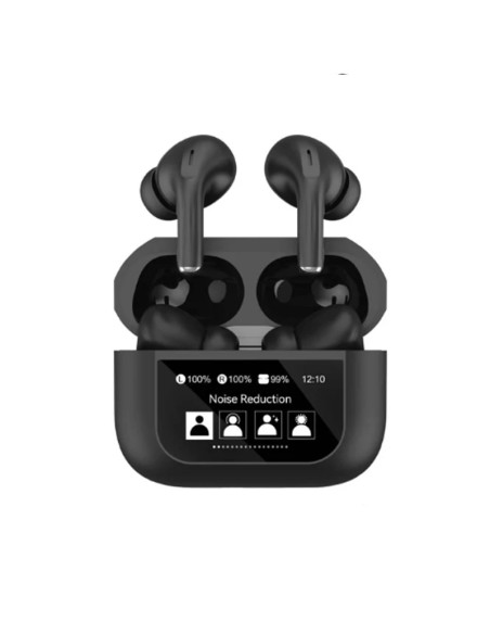 AURI + MIC BT WIRELESS OMEGA   CON BASE DE CARGA NEGRO PN: PM1005B EAN: 5907595461788