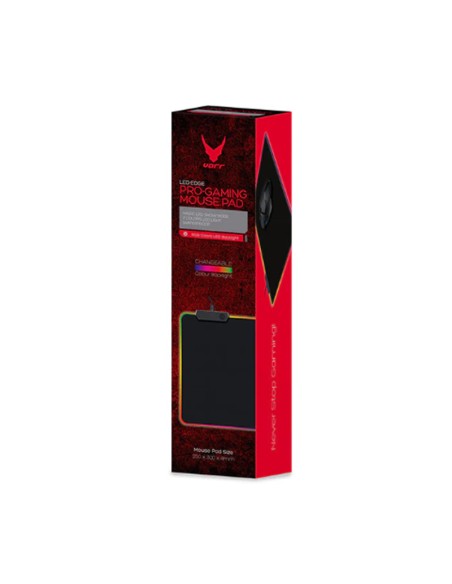 ALFOMBRILLA GAMING VARR LED    EDGE 250 X 300X 4 MM PN: OVMPLB EAN: 5907595448888