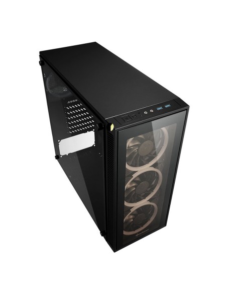 CAJA SEMITORRE ATX SHARKOON    TG4 ATX ARGB NEGRA PN: TG4 EAN: 4044951026685