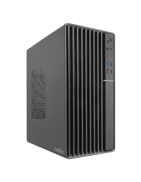 CAJA MATX COOLBOX M840 NEGRA   CON FUENTE 500W 80+ BRONZE PN: COO-PCM840-F EAN: 8436624422423