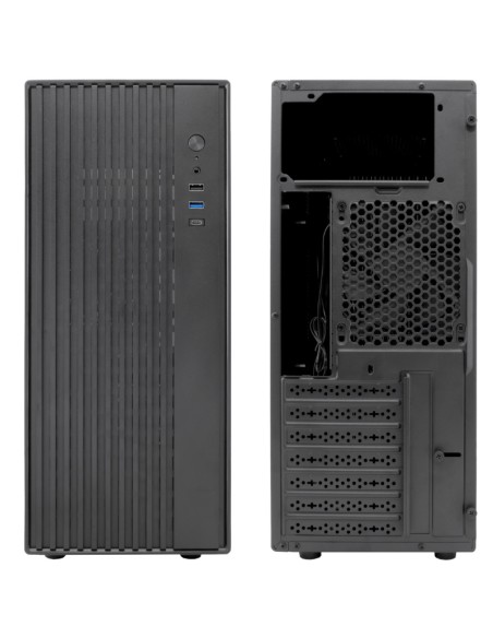CAJA ATX COOLBOX A850 NEGRA    CON FUENTE 500W 80+ BRONZE PN: COO-PCA850-F EAN: 8436624422430