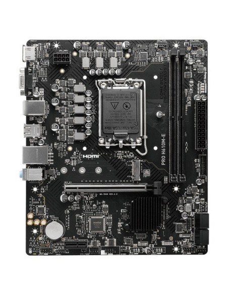 PB S-1700 H610 MSI H610M-E PRO DDR5 PN: 911-7D48-072 EAN: 4711377125147