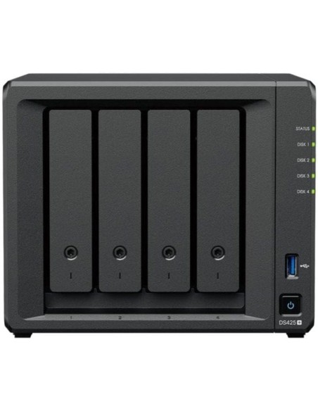 CAJA NAS DS425+ SYNOLOGY 4 BAY X4 3.5"/2.5" 6GB DDR4 PN: DS425+ EAN: 4711174725991