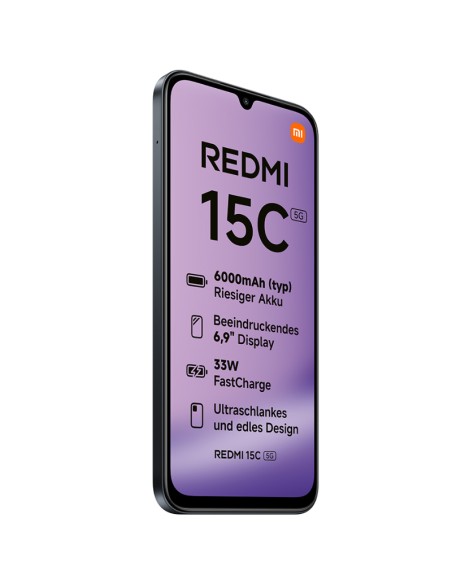 SMARTPHONE 6.9" XIAOMI REDMI   15C 4GB 256GB NFC 5G NEGRO PN: REDMI 15C 5G 4-2 EAN: 6932554458614