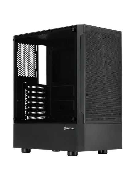 CAJA MICRO ATX UNYKA AERO C35  NEGRO PN: UK52135 EAN: 8436617921346