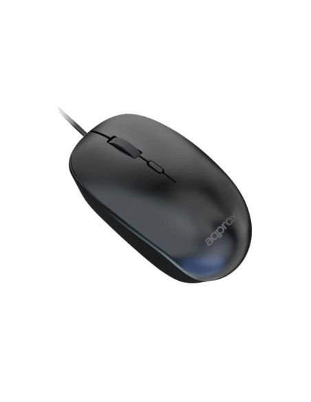 RATON USB APPROX XM150 NEGRO   1600DPI PN: APPXM150 EAN: 8435099535317