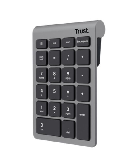 TECLADO WIRE NUMERICO TRUST    XALAS PLATA PN: 25709 EAN: 8713439257090