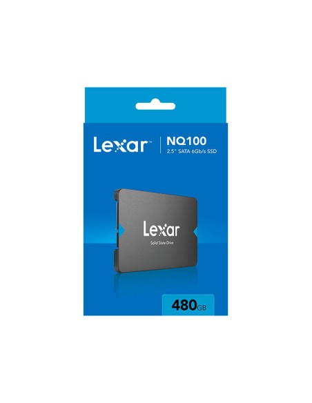 DISCO SSD 480GB LEXAR NQ100    SATA PN: LNQ100X480G-RNNN EAN: 0843367122707