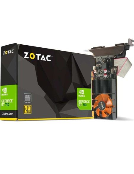 VGA GT710    2GB GDDR3 ZOTAC PN: P288-7N326-201Z8 EAN: 4895173614460