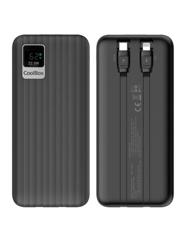 POWERBANK 20000 MAH COOLBOX    CON CABLES...