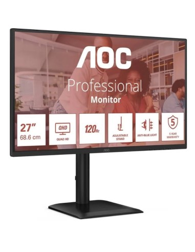 MONITOR   27" AOC IPS Q27E4U   QHD MULTIMEDIA...