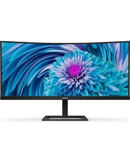 MONITOR  34" PHILIPS 346E2CUAE WQHD CURVO MULTIMEDIA NEGRO PN: 346E2CUAE/00 EAN: 8712581770662   