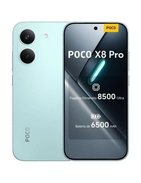 SMARTPHONE 6.59" XIAOMI POCO   X8 PRO/8GB/512GB/NFC/5G/VERDE PN: MZB0NVREU EAN: 6932554412531   