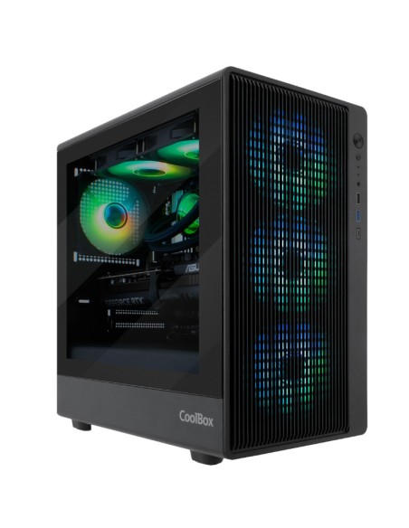 CAJA GAMING MATX COOLBOX GM350 DARKFACE NEGRO PN: COO-CHA-GM350-0 EAN: 8436624423567   