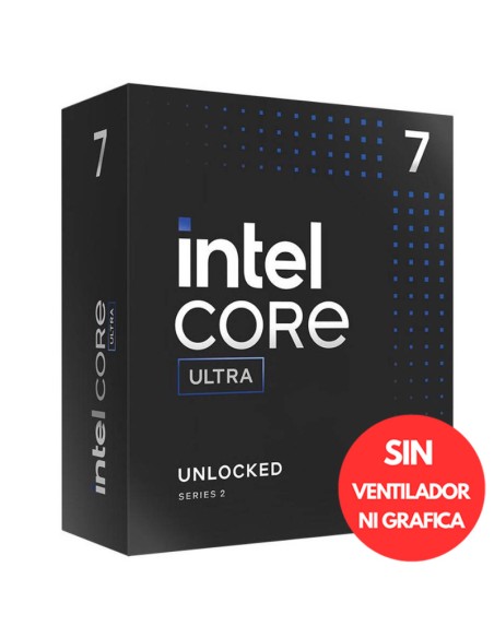 INTEL S-1851 ULTRA 7 265F  BOX 2.4GHZ SIN VENTILADOR PN: BX80768265F EAN: 5032037282734   