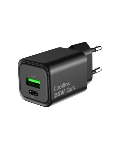 CARGADOR  5V ENCHUFE 1X USB C  X1 USB A 25W...
