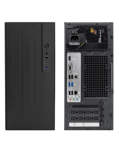 CAJA MATX COOLBOX M460 NEGRO   CON FUENTE 500W...