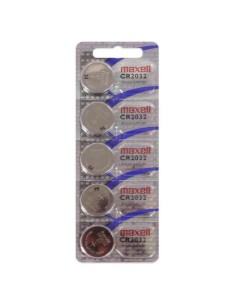 PILAS BOTON 3V 5 UNDS MAXELL   CR2032 LITIO PN:...