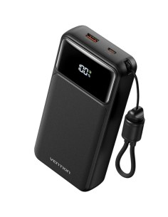 POWERBANK 20000 MAH VENTION    TIPO C Y TIPO A , NEGRO...