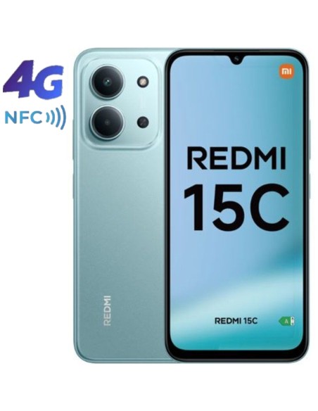SMARTPHONE 6.9" XIAOMI REDMI   15C 4GB 128GB NFC VERDE PN: MZB0LCFEU EAN: 69325544554840  