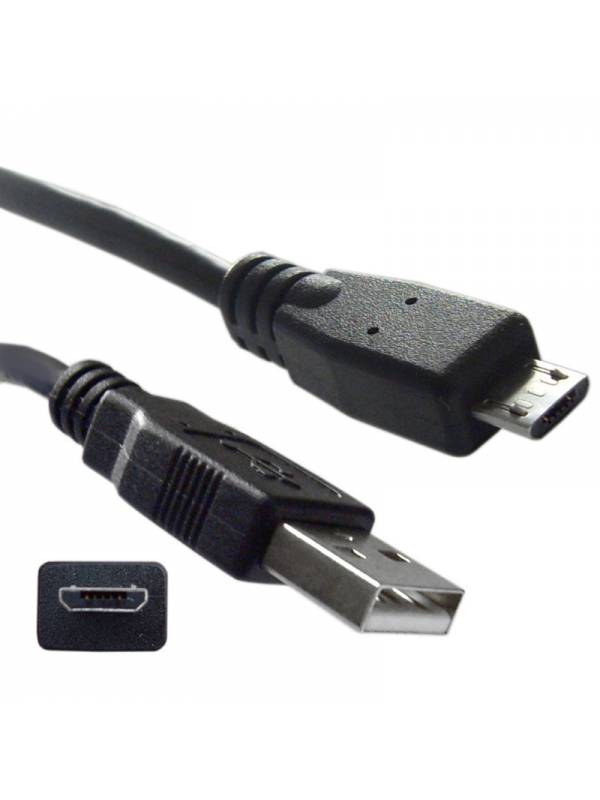 CABLE USB 2.0  1.8M A MICRO-B  USB  MACHO NEGRO PN: USB A MICRO-B EAN: 1000000001053
