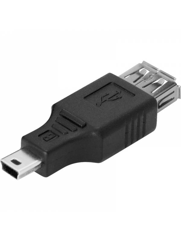 CONVERSOR MINI USB A USB HEMBR A PN: MINI USB A USB H EAN: 1000000000302